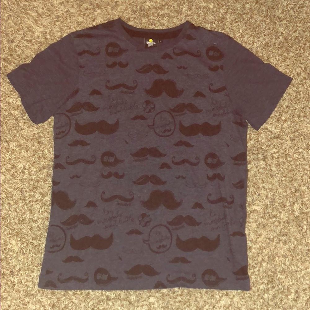 Unworn Large Mustache Shirt